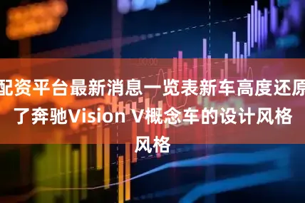 配资平台最新消息一览表新车高度还原了奔驰Vision V概念车的设计风格